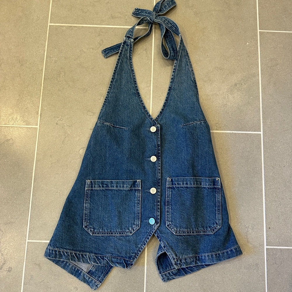 Reformation denim top